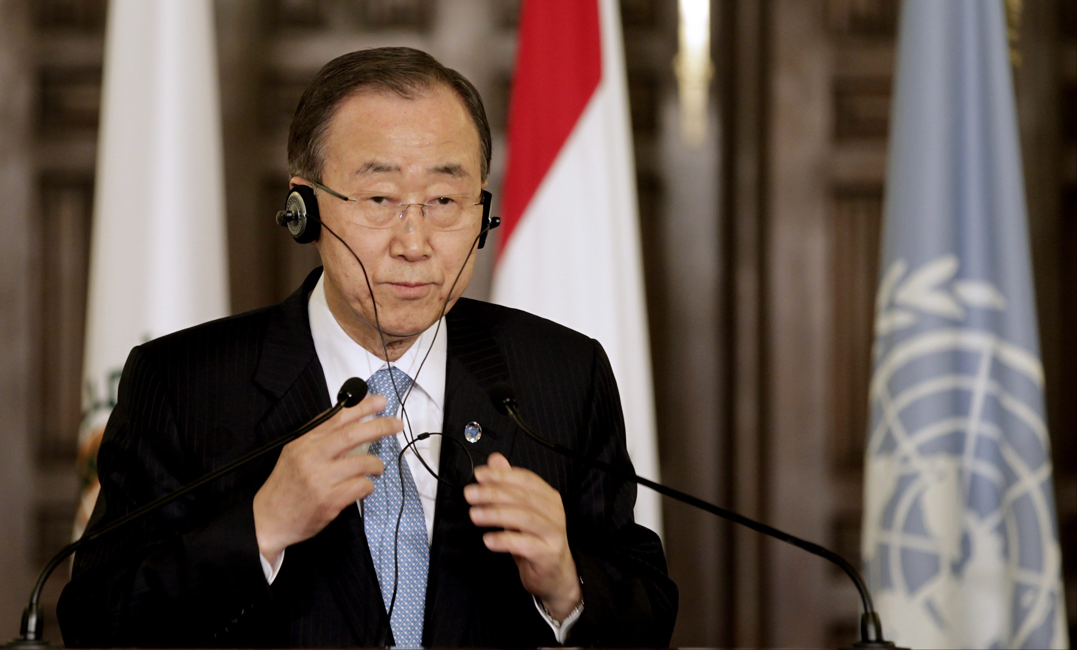 Ban Ki-moon em Beirute