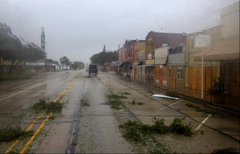 Houston cidade do Texas foi fortemente afetada pela tempestade tropical Harvey