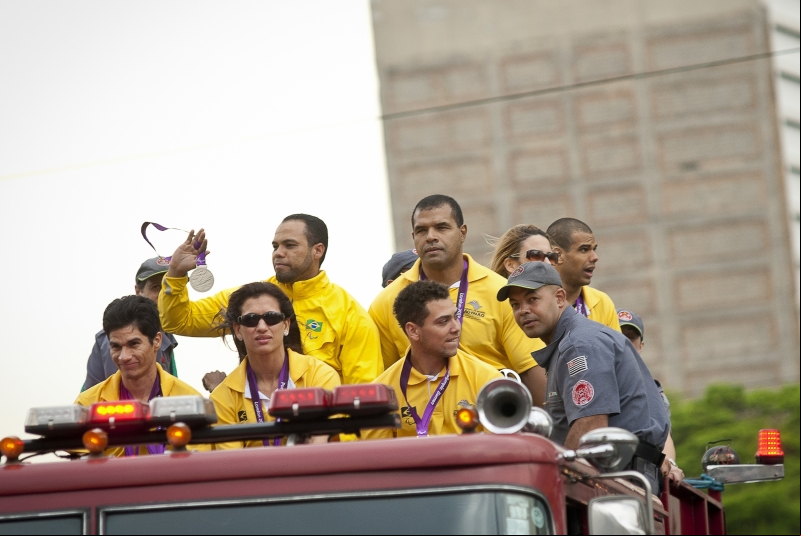 Em 2012, a delegação de atletas paralímpicos desfilou pelas ruas de São Paulo ao chegar de Londres com o melhor desempenho da história em Jogos Paralímpicos, ao ficar em 7 lugar no quadro de medalhas