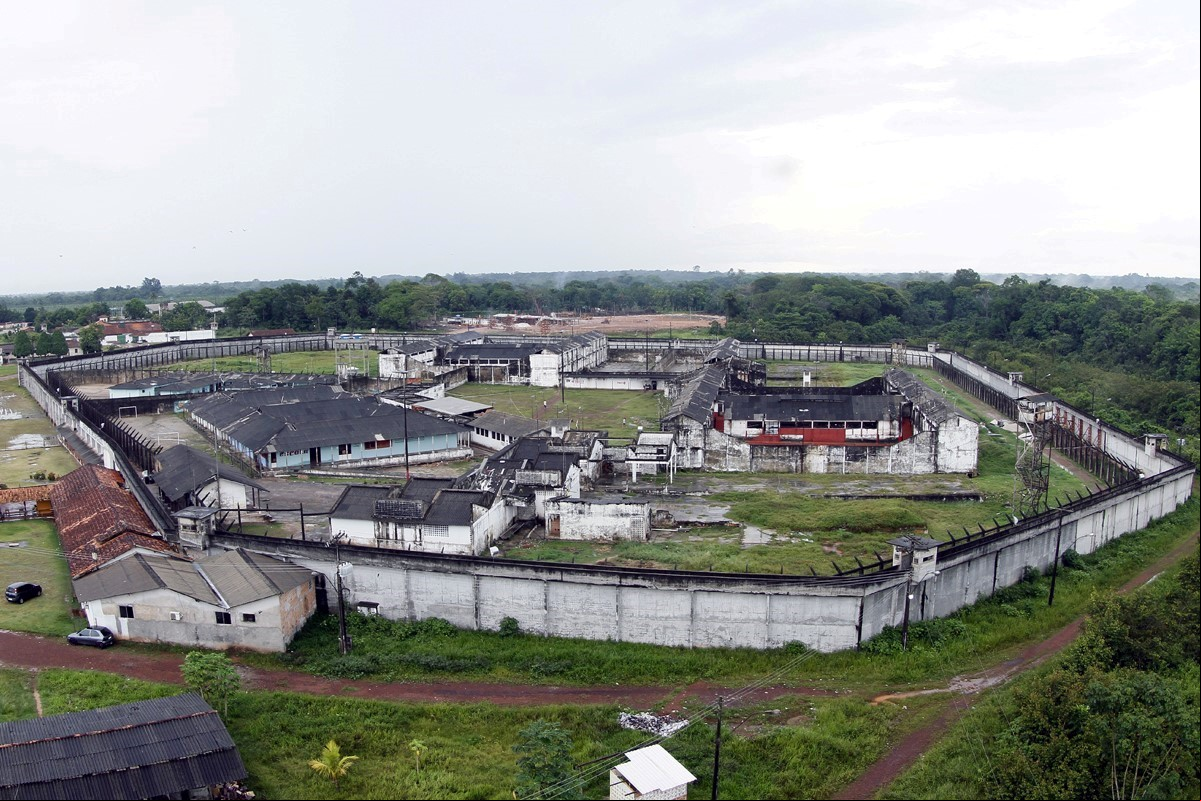 Foto aérea do Complexo Penitenciário de Santa Izabel (Thiago Gomes/Ascom Susipe/direitos reservados)