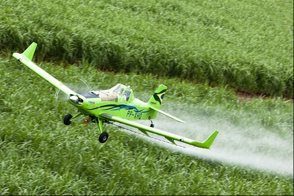 Pulverização aérea