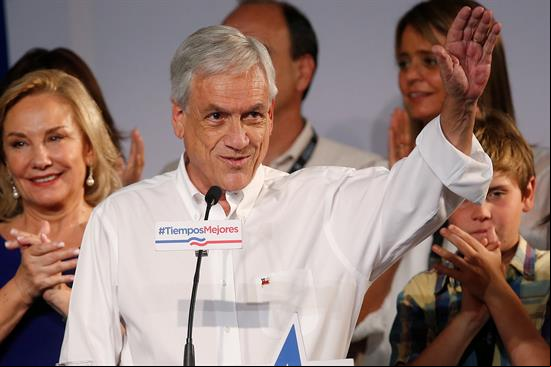 Sebastián Pi era, candidato a presidente do Chile - Agência EFE